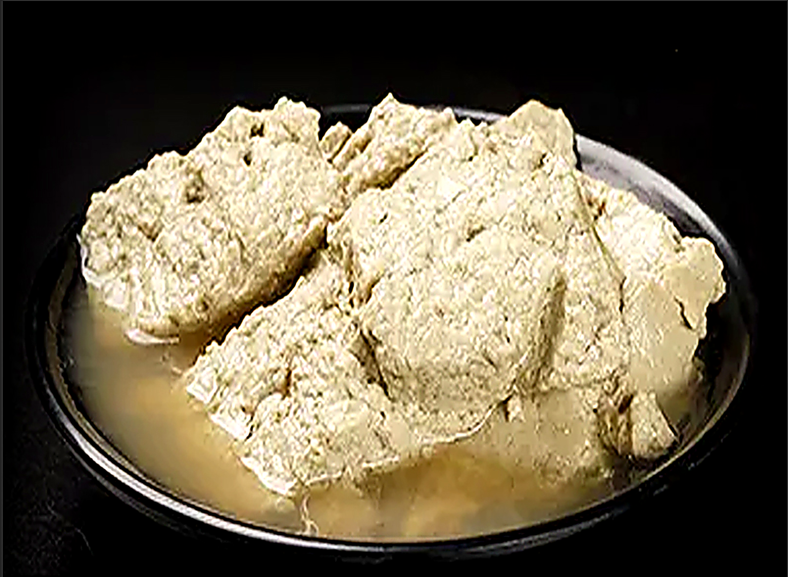 手工黑豆花